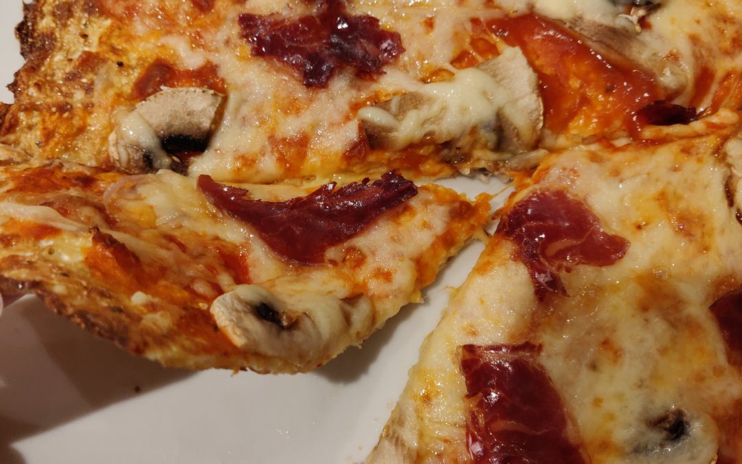 Receta de pizza saludable